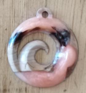 Maori koru pendant