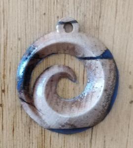 Maori koru pendant