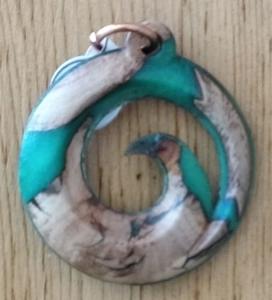 Maori koru pendant