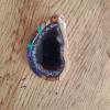 Pecan wood with agate inlay